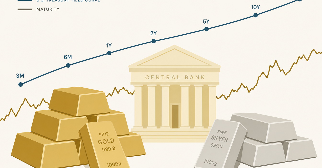 Bond yields climb ahead of Fed minutes, setting a key backdrop for gold and silver